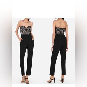NWOT Express  strapless jumpsuit  size 6 never used